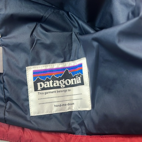 NWT Patagonia Kids Nano Puff Brick Quilted Puffer Jacket Brick Boys Size Large - Picture 8 of 10